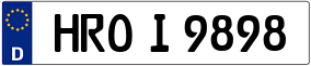 Truck License Plate